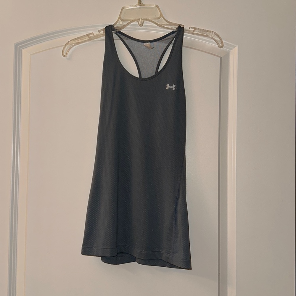 Blue-Gray Under Armour Racer Back Tank
